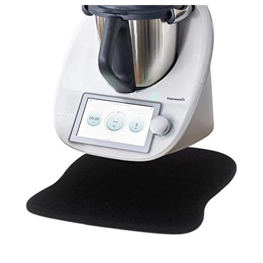 SkingHong Tabla deslizante para Thermomix TM6 TM5 – Accesorio Base antideslizante permanente negro para robot de cocina Vorwerk TM5 TM6