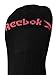 Reebok Women's Athletic Socks - Performance Low Cut Socks (6 Pack), Size 4-10, All Black