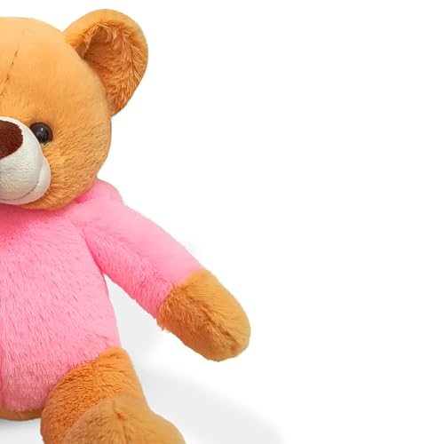 Image of SARO Soft Teddy Bear with Converitible Head Design|Colour Soft Toy for Girls Boys Kids Baby | Best Gift for Valentines, Birthday, Anniversary (Brown Pink 57Cm Hight)