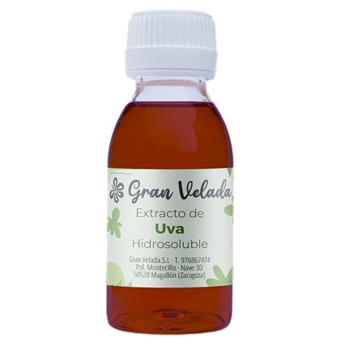 Extracto de Uva | Elixir para Cremas Faciales y Corporales, Geles, Jabones | Antienvejecimiento, Estimula Crecimiento del Pelo | 250 ml