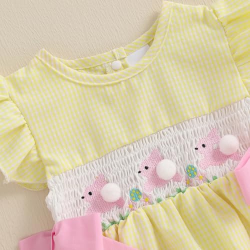 My 1st Baby Girl Halloween Outfit Smocked Baby Girl Clothes Pumpkin Short Sleeve Bubble Romper Winter Bodysuits4