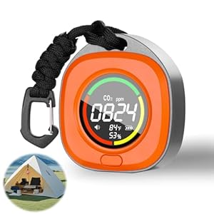 Yyyuyong Tragbarer CO2 Monitor Melder