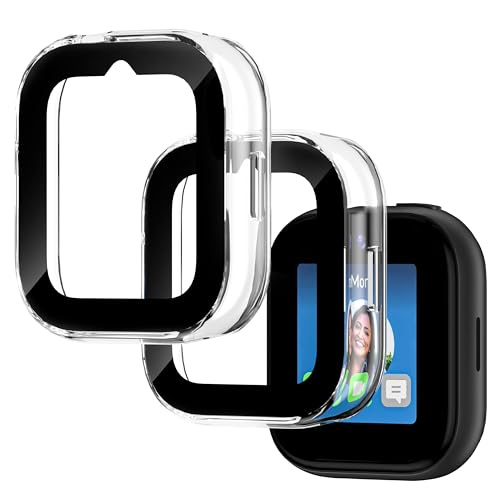 Coque compatible SyncUp Kids Watch 2 lot de 2 armures en polycarbonate rigide haute clarté