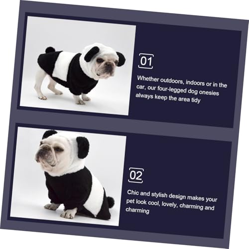 Disfraz de panda para perro talla M miniatura 6