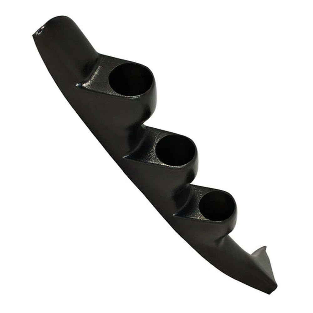 Black Triple Gauge 52mm Pillar ABS Plastic for Chevy for S10 1994-2002 GS-303