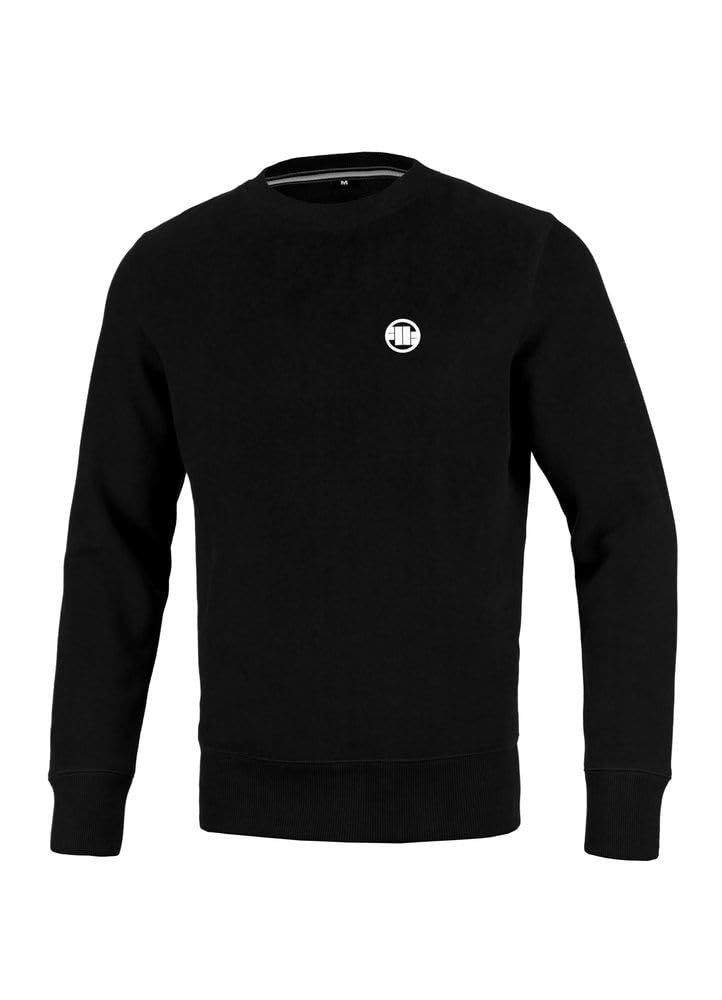 PITBULL - Sweatshirt Herren Small Logo, Pullover Herren, Sweatshirts Casual, Männer Pulli Sport, Longsleeve Sweat Shirt, Männer Blouse