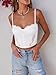 Dealmore Womens Corset Top Going Out Lace Spaghetti Strap Crop Y2K Mesh Date Night Party Bustier Cami 2026 Fashion White X-Large