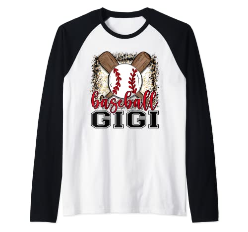 Baseball Gigi Leopard Baseball Lovers Family Matching Raglan Baseball Tee