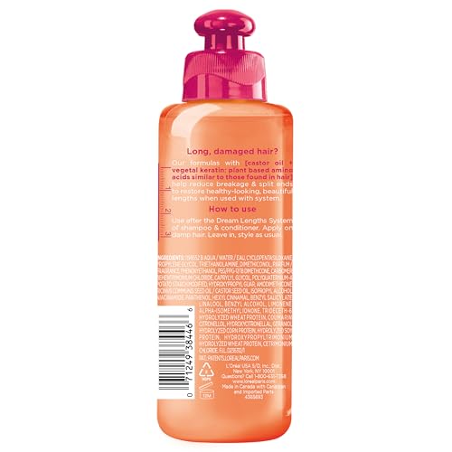 L'Oreal Paris Elvive Dream Lengths No Haircut Cream Leave In Conditioner, 6.8 fl. oz. - image 7