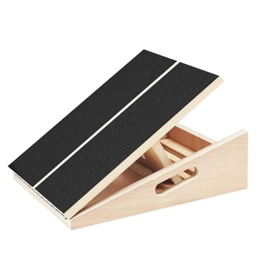 Professional Wooden Slant Board, Calf Stretcher Slant Board, Adjustable Incline Board and Calf Stretcher,Slant Board for Calf Stretching
