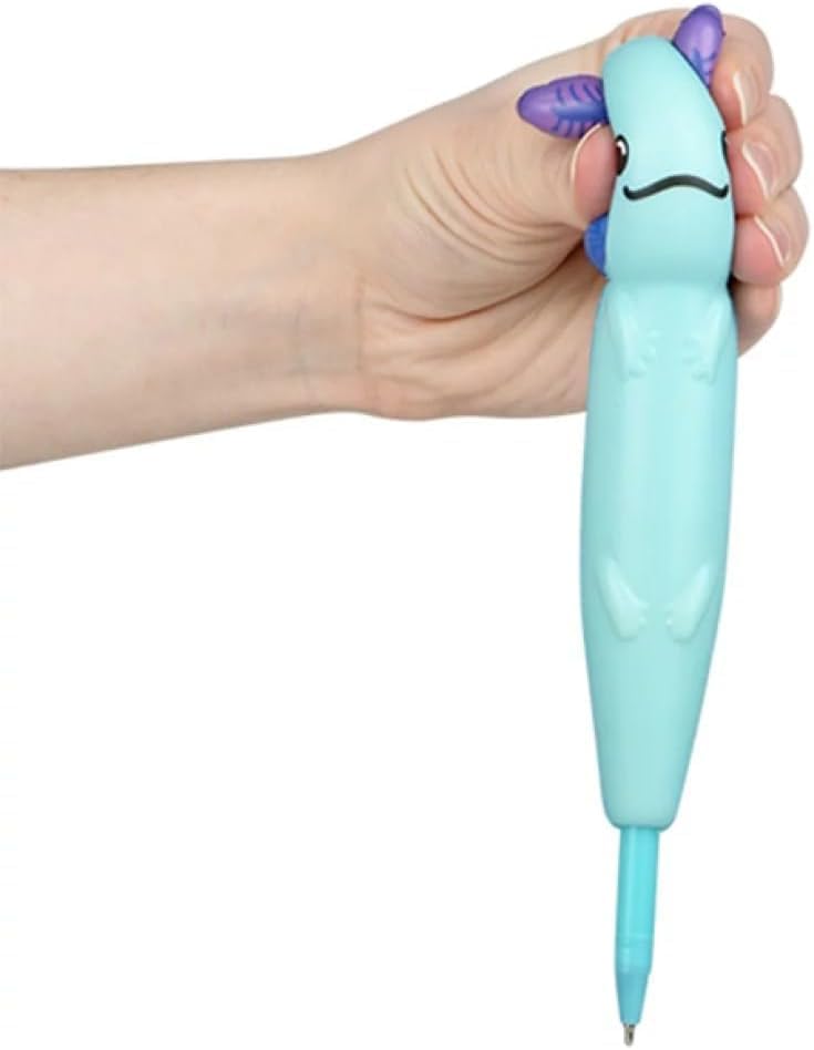 HAPPY DEALS ~ Axolotl Squeezeable Pens | 3 Pack | 8 Inch | Large Favors