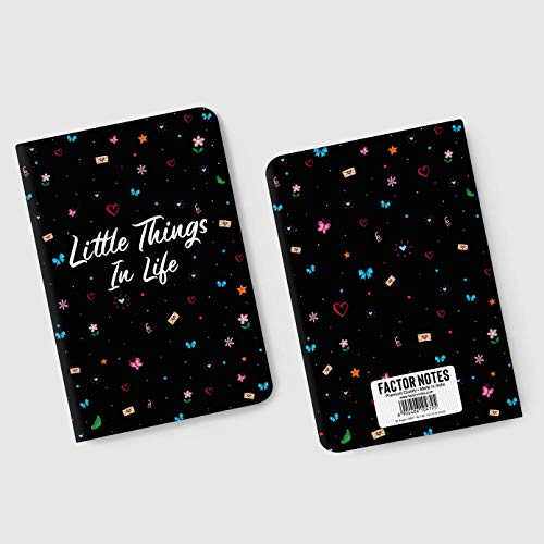 Factor Notes Journal Diary Notebook Ruled Little Things in Life (B6