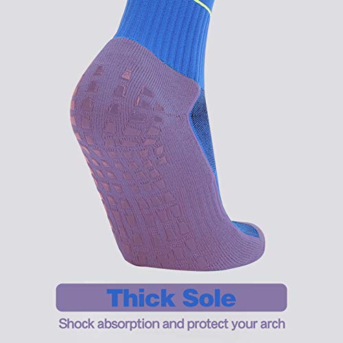 Meias Esportivas, Romacci Meias esportivas masculinas e femininas, grossas, respiráveis, antiderrapa