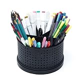 SETTFRFE Rotating Desk Organizer,Desk Supplies Organizer Pen Caddy,6 Compartments Spinning Multi-Fun