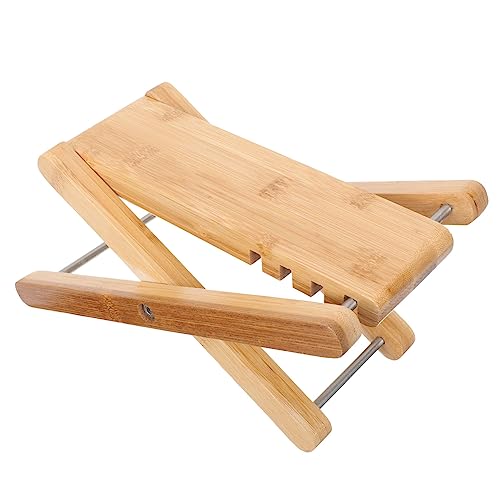 ERINGOGO Adjustable Pedicure Stool for Nail Tech Guitar Foot Stand Massage Support Stylish Foot Rest for Adults