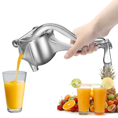 Presse Agrumes Manuel, Extracteur de Jus à Levier en Aluminium, Presse Agrume avec Poignée Ergonomique, Utilisé pour Presser Le Jus de Citron, Le Jus d&rsquo;Orange