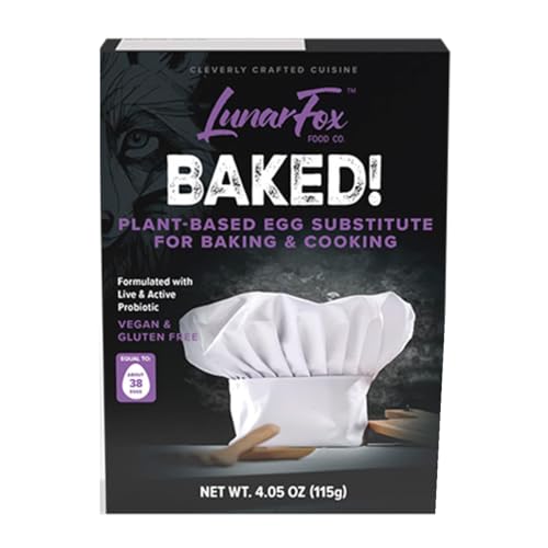 Lunar Fox Eiersatz Vegan Glutenfrei - zum Backen - pflanzlicher Ei Ersatz - Baked!