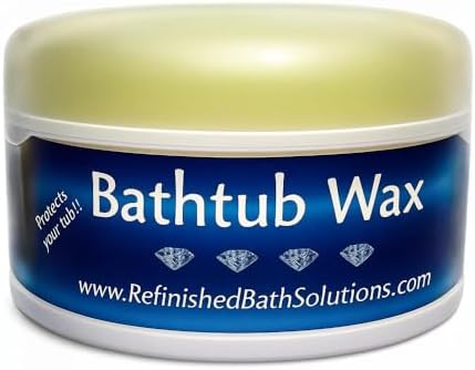 Bathtub Wax The Original Refinished Tub Protector - Best Tub Cleaner Polish - Best Polish To Protect Refinished Tubs - Prolongs Tubs Life - Ekopel 2k's Prefered Wax - Allows For Easy Cleaning