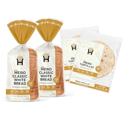 Hero Favorites Bundle: 0g Net Carb Bread & 1g Net Carb Tortillas