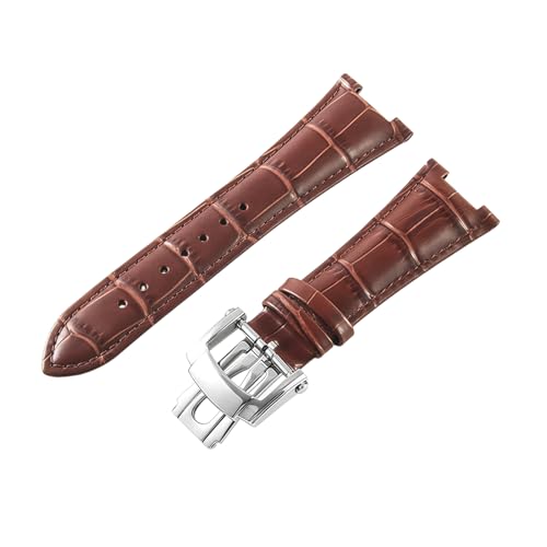 Remplacer bracelet montre Patek Philippe Nautilus avec ce cuir véritable à fermoir papillon