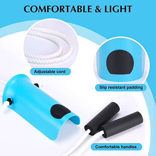 CAidRE Sock Aid - Wide 3.93" Sock Aid with Foam Handles, Sock Aide Device for Elderly, Sock Helper Easy On Easy Off for Regular Socks, Blue - Image 5