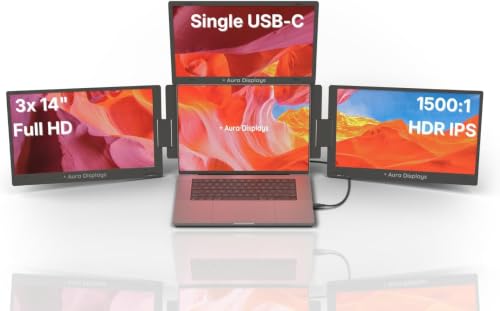Aura Displays Triple Boost Pro 35 6 cm (14 Zoll) tragbarer Monitor-Extender