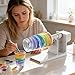 Cup Turner for Crafts, 2-Way Rotation Epoxy Tumbler Spinner Machine Kit – Dual Direction Spin for Glitter & Resin, Compatible with Handled Mugs & Various Tumbler Sizes