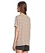 Prana Women's Cozy Up SS Crew, Dijon Stripe