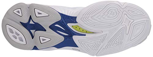 Mizuno Wave Lightning Z6 Mens Volleyball Shoe, White-Navy, 13 #TOP3