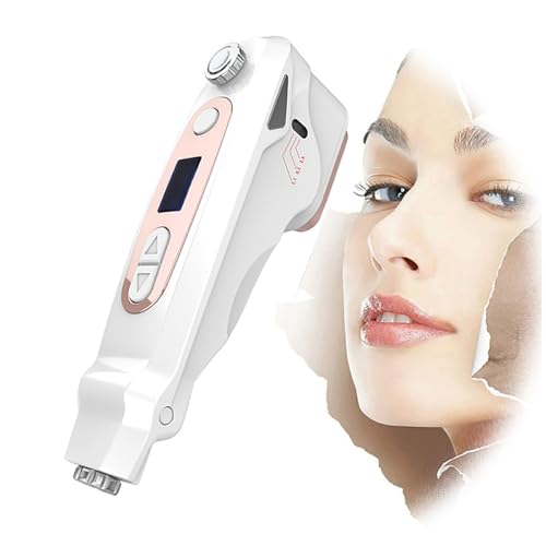 Mini HIFU Anti Aging Face Lifting Device Professional Beauty Devices Facial Care Skin Tightening Beauty Machine for Home Use Skin Rejuvenation, Neck Wrinkle Removal, Whitening, Skin Tightening,White