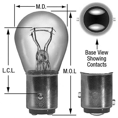 Wagner Lighting Multi-Purpose Automotive Light Bulb Ten Pack #TOP25