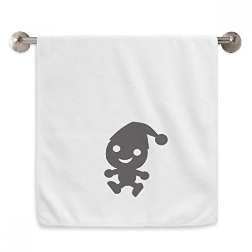 Serviette Halloween blanche anti-irritation pour peau sensible - 2
