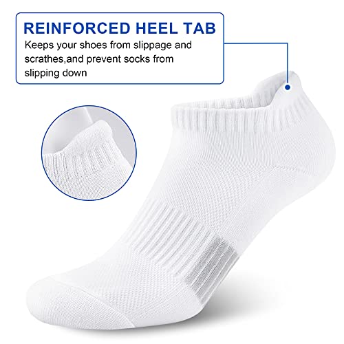 Image of Ankle Socks Womens Athletic Running Comfort Cushioned 3 /5 /6Pairs