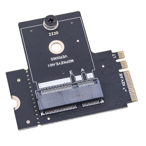 UDSKNV[KSL Adaptador Convertidor de Elevador M.2 Key A+e. Placa de Extensión M2 NGFF Key A/e A A/e para Tarjeta de Expansión M.2 Key A+e 3.0 de 6 Gbps.