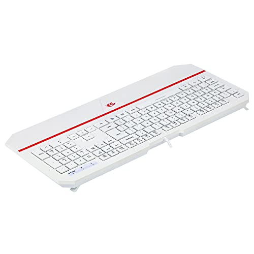 Teclado Gamer Membrana Redragon Karura 2 Branco (ABNT2 / Perfil Baixo)