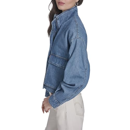 Image of Levi's Women's Cropped Cotton Surplus Jacket
