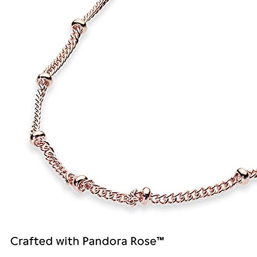 Pandora Jewelry Beaded Chain Rose Necklace, 27.6" #TOP3