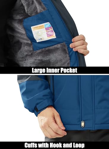 Image of MAGCOMSEN Winter Snow Jacket Ski Warm Fleece Parka with