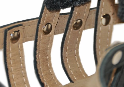 Dean And Tyler Royal Basket Leather Muzzle, Small Great Dane #TOP3