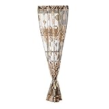 🍀🍀🍀 Raffrollo Stickerei Blumen Voile Raffgardine Transparent Gardine Vorhang Schlaufenschal Deko für Wohnzimmer Schlafzimmer Studierzimmer Gardinen mit Wellen Druck Design Vorhang Transparent Voile Vorhänge Blickdichte Gardinen mit Ösen - Vorhang Blickdicht Thermo Vorhänge Kinderzimmer Junge Gardine Verdunkelungsvorhang Sichtschutz