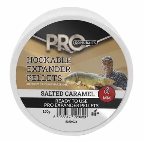Preston Sonubaits Pro Hookable Pellets Salted Caramel X2 (8mm)