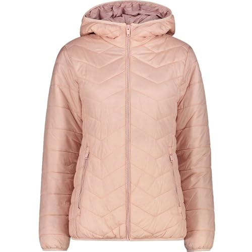 Damen Steppjacke mit Kapuze und diagonalen Nähten CMP