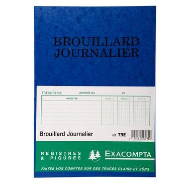 Brouillard journalier 27x19,5 40p. - Lot de 10