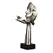 Produktbild Casablanca Skulptur Figur Frau mit Schmetterling - Desire - antik-silberfarben - Höhe 34 cm - mit Spruch