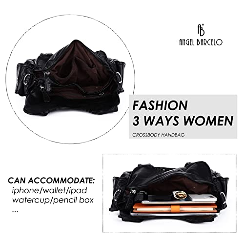 Image of Angel Barcelo Hobo Bag for Women Crossbody Purse and Handbags Shoulder Bags