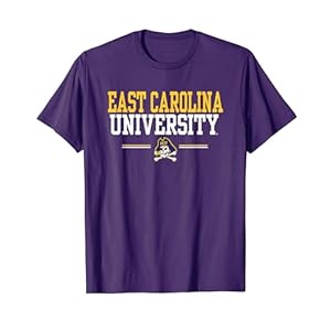 East Carolina Pirates Standard Purple Officially Licensed T-Shirt