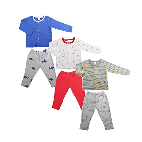 Image of Cotton T-Shirt and Pajama Set New Born /Infant /Baby Boy and Girl(Pack of 3)