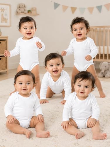 Image of TuddyBuddy 100% Cotton Multi Color Rompers /Bodysuits for Baby Boy & Baby Girl