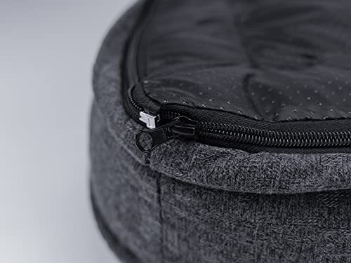 TrendPet LunaLounge Kuschelbett für Hunde und Katzen in 3 Größen und Farben (M, Grau)