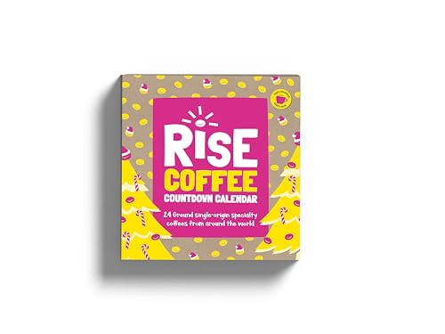 RISE Christmas Coffee Advent Calendar 2025-24 Days of Unique Ground Single Origin Coffees from around the wold - 100% Arabica - Medium to Medium Dark Roast - Luxury Advent Calendar | Coffee Gift - Image 4